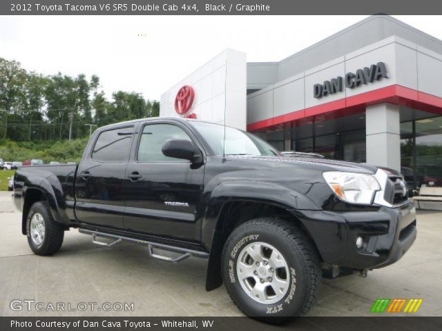 2012 Toyota Tacoma V6 SR5 Double Cab 4x4 in Black