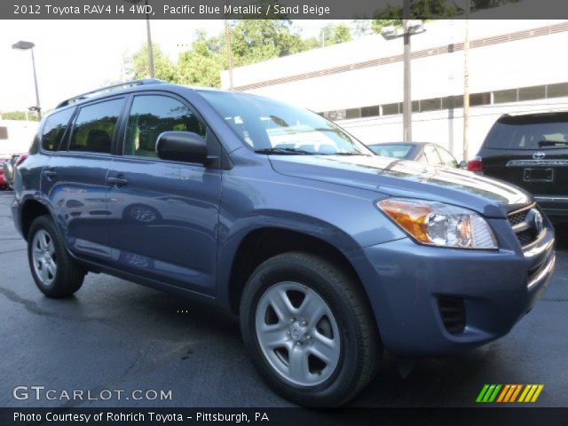 2012 Toyota RAV4 I4 4WD in Pacific Blue Metallic