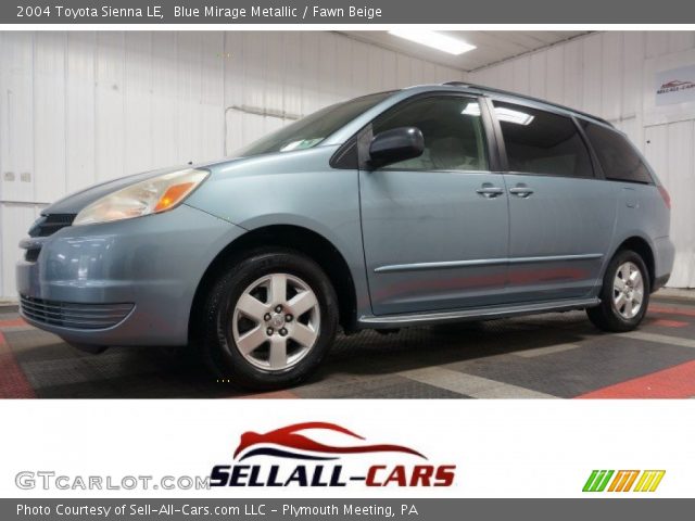 2004 Toyota Sienna LE in Blue Mirage Metallic