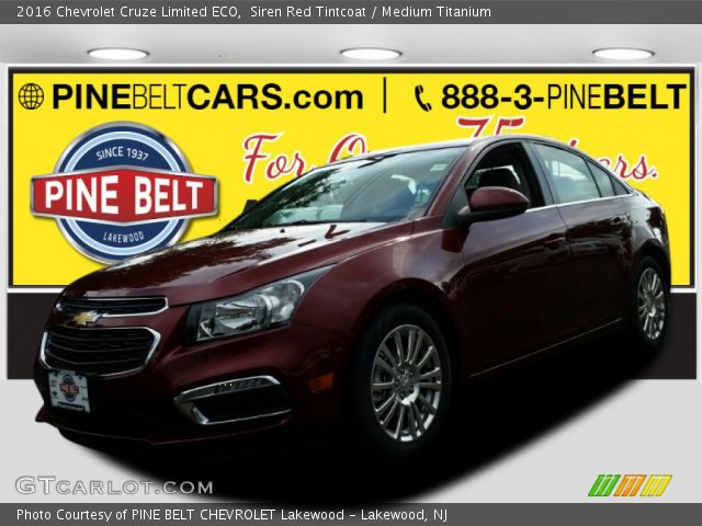 2016 Chevrolet Cruze Limited ECO in Siren Red Tintcoat