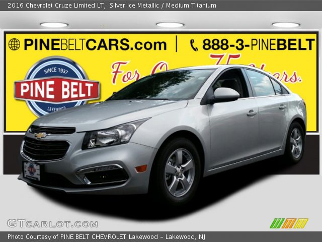 2016 Chevrolet Cruze Limited LT in Silver Ice Metallic