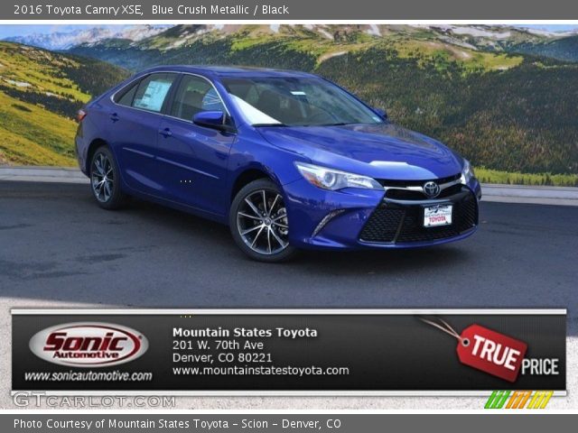 2016 Toyota Camry XSE in Blue Crush Metallic