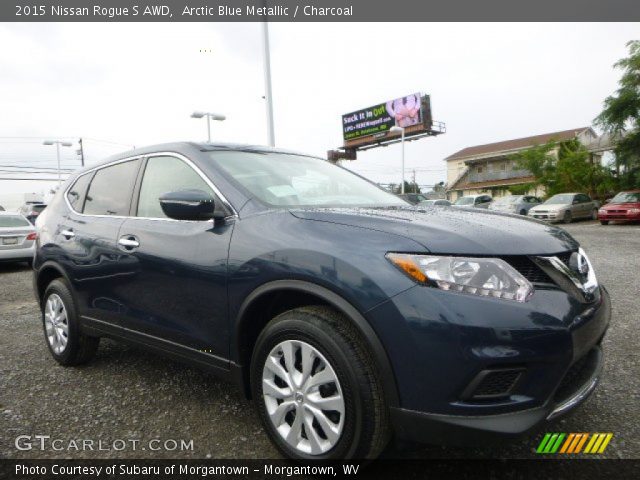 2015 Nissan Rogue S AWD in Arctic Blue Metallic