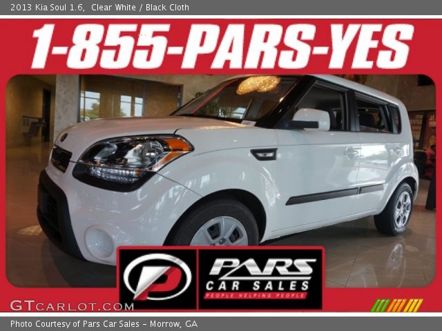 2013 Kia Soul 1.6 in Clear White