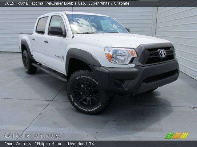 2015 Toyota Tacoma PreRunner Double Cab in Super White
