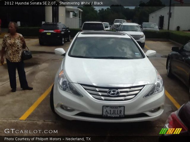 2012 Hyundai Sonata SE 2.0T in Shimmering White