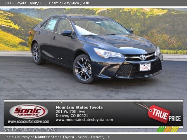 2016 Toyota Camry XSE in Cosmic Gray Mica