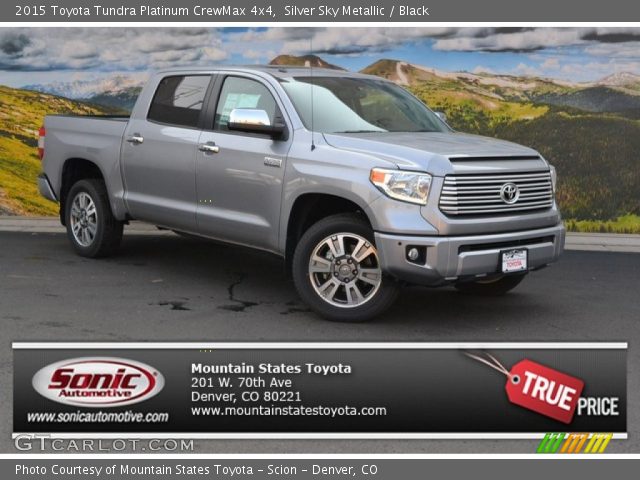 2015 Toyota Tundra Platinum CrewMax 4x4 in Silver Sky Metallic