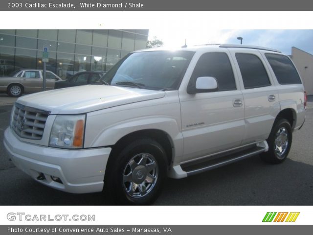 2003 Cadillac Escalade  in White Diamond