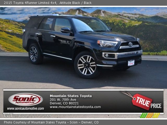 2015 Toyota 4Runner Limited 4x4 in Attitude Black