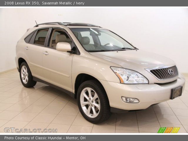 2008 Lexus RX 350 in Savannah Metallic