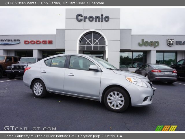 2014 Nissan Versa 1.6 SV Sedan in Brilliant Silver