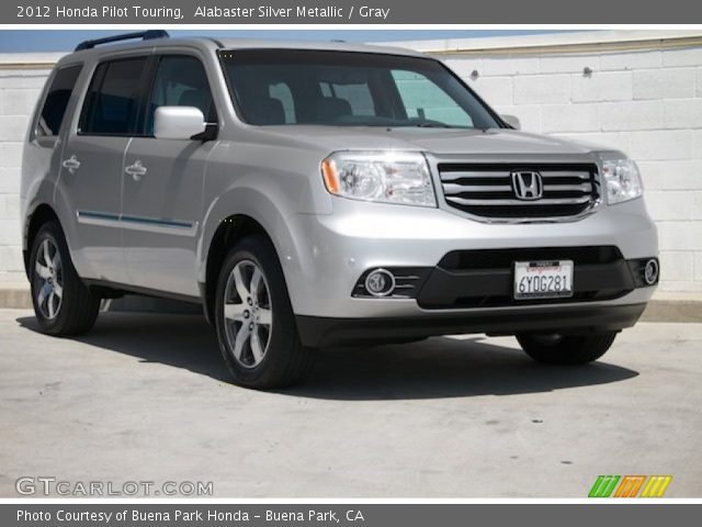 2012 Honda Pilot Touring in Alabaster Silver Metallic