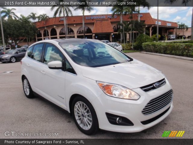 2015 Ford C-Max Hybrid SEL in White Platinum Tricoat