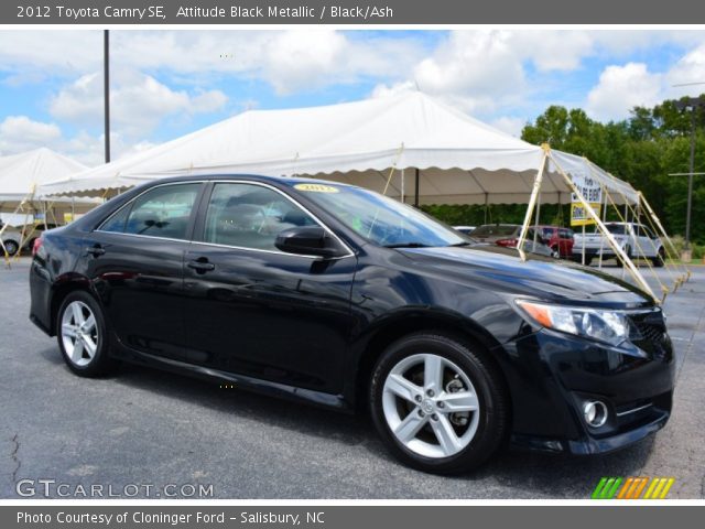 2012 Toyota Camry SE in Attitude Black Metallic