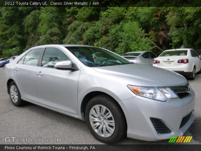 2012 Toyota Camry LE in Classic Silver Metallic