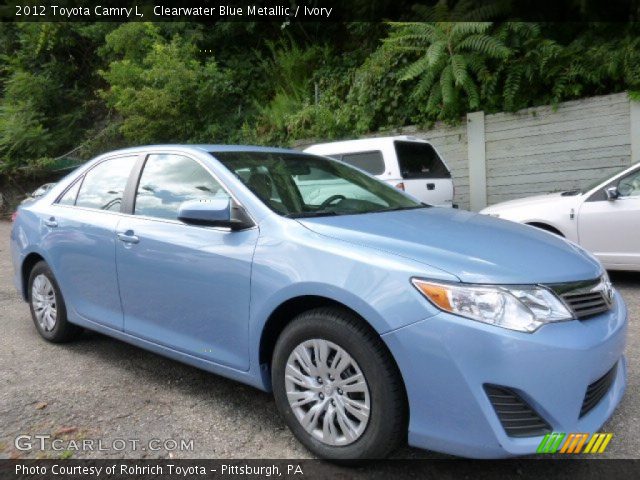 2012 Toyota Camry L in Clearwater Blue Metallic