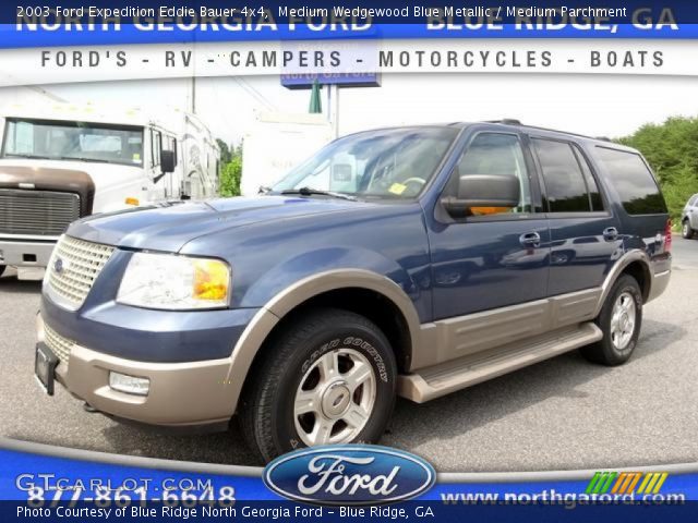 2003 Ford Expedition Eddie Bauer 4x4 in Medium Wedgewood Blue Metallic