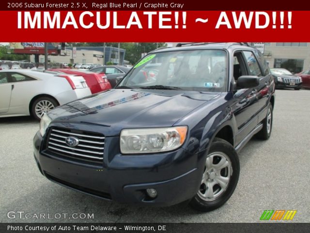 2006 Subaru Forester 2.5 X in Regal Blue Pearl