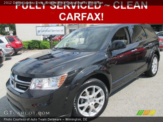 2012 Dodge Journey Crew in Brilliant Black Crystal Pearl