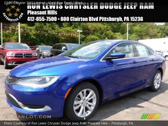 2016 Chrysler 200 Limited in Vivid Blue Pearl