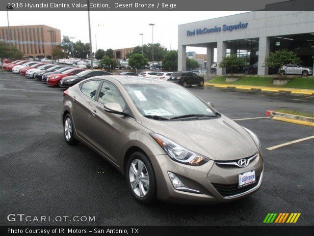 2016 Hyundai Elantra Value Edition in Desert Bronze