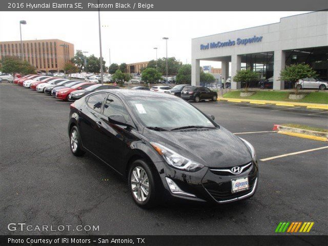 2016 Hyundai Elantra SE in Phantom Black