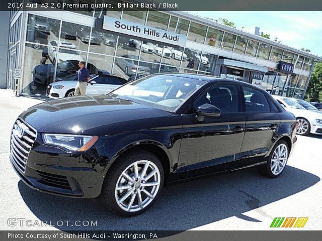 2016 Audi A3 2.0 Premium quattro in Brilliant Black