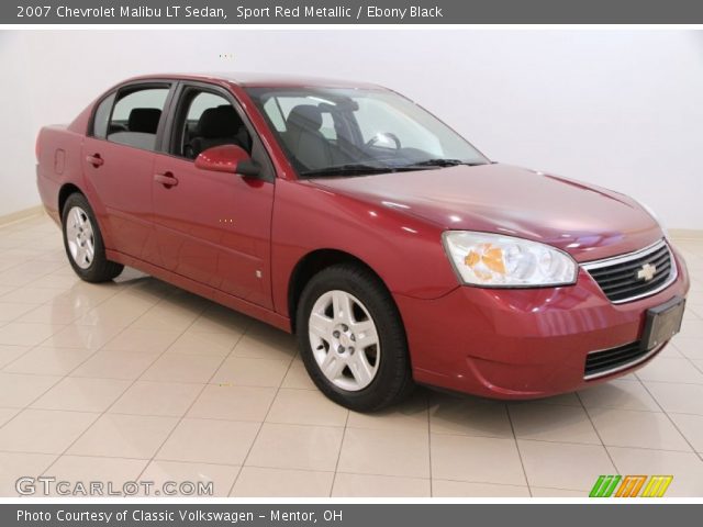 2007 Chevrolet Malibu LT Sedan in Sport Red Metallic