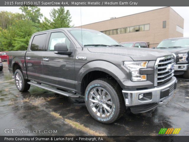 2015 Ford F150 XLT SuperCrew 4x4 in Magnetic Metallic