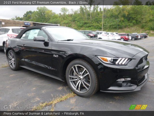 2015 Ford Mustang GT Premium Convertible in Black