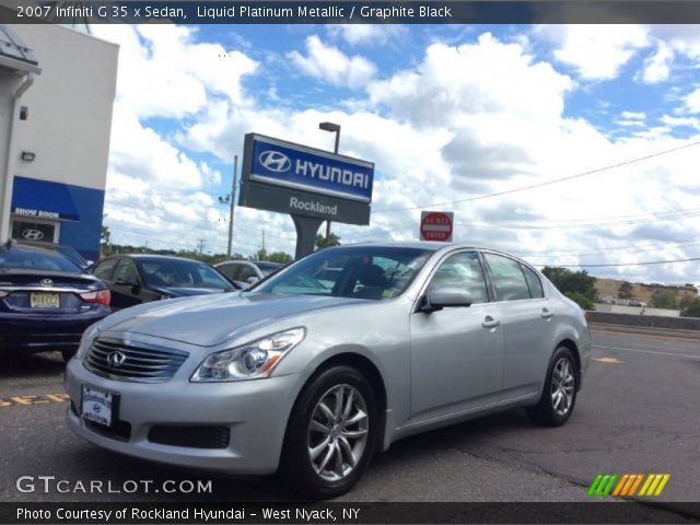 2007 Infiniti G 35 x Sedan in Liquid Platinum Metallic