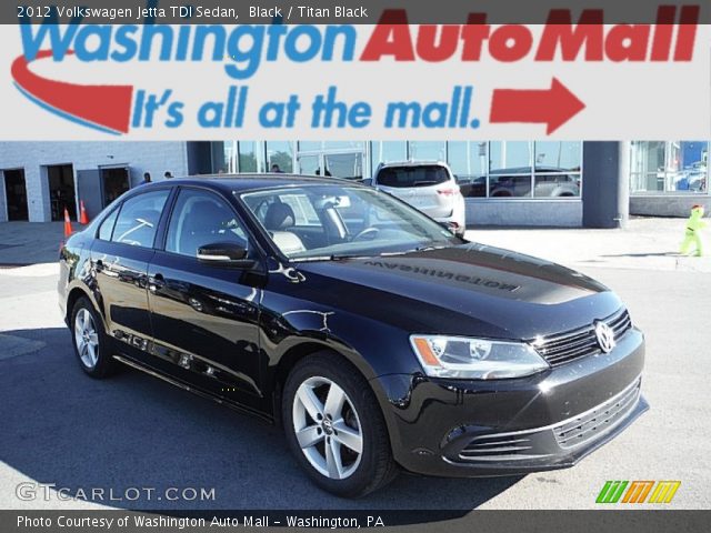 2012 Volkswagen Jetta TDI Sedan in Black