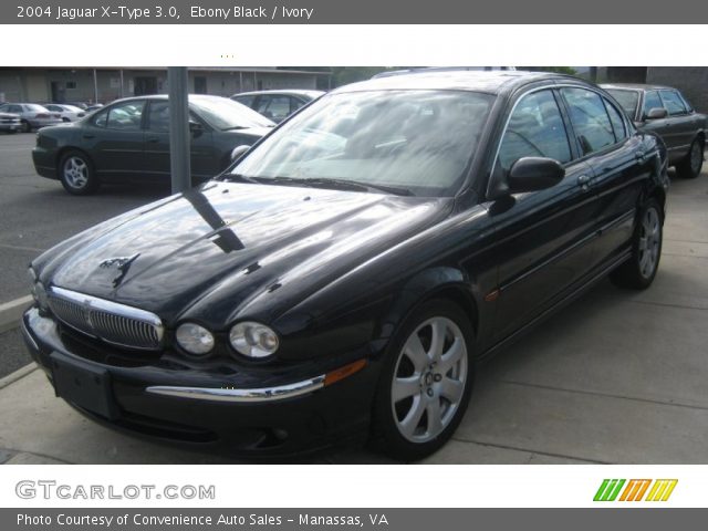 2004 Jaguar X-Type 3.0 in Ebony Black