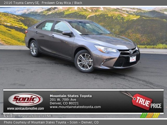 2016 Toyota Camry SE in Predawn Gray Mica