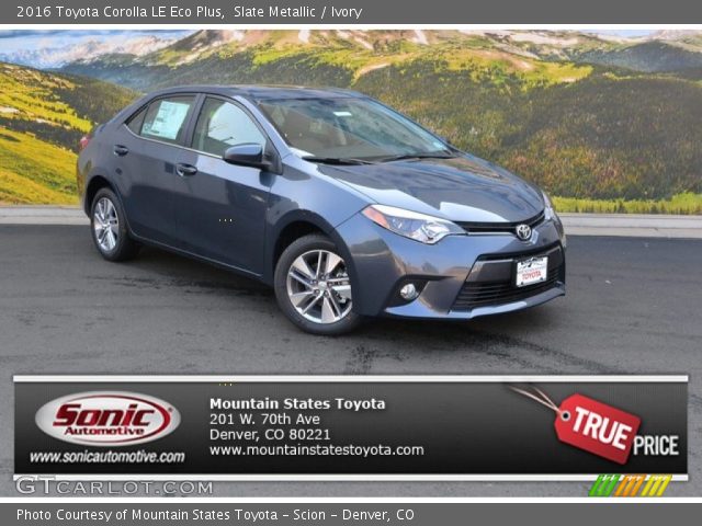 2016 Toyota Corolla LE Eco Plus in Slate Metallic