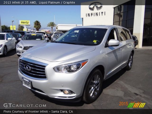 2013 Infiniti JX 35 AWD in Liquid Platinum