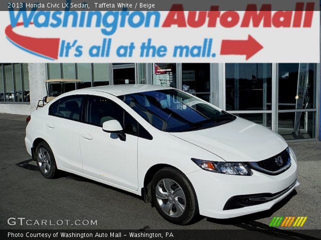 2013 Honda Civic LX Sedan in Taffeta White