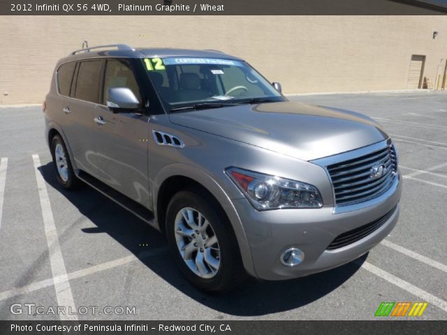 2012 Infiniti QX 56 4WD in Platinum Graphite