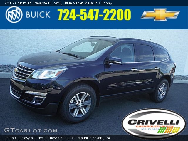 2016 Chevrolet Traverse LT AWD in Blue Velvet Metallic