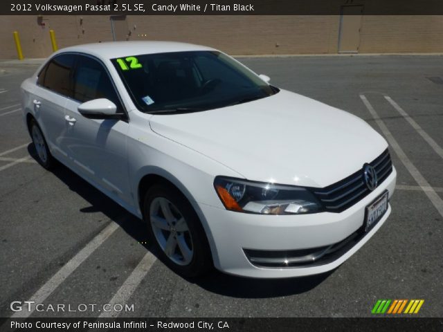 2012 Volkswagen Passat 2.5L SE in Candy White