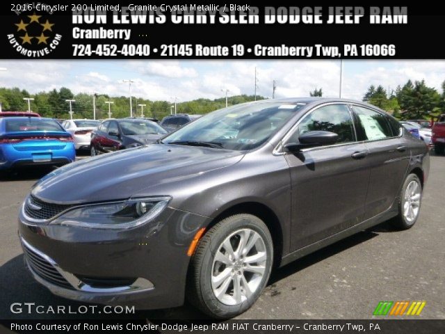 2016 Chrysler 200 Limited in Granite Crystal Metallic