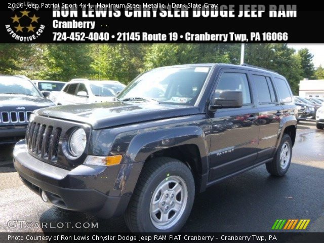 2016 Jeep Patriot Sport 4x4 in Maximum Steel Metallic