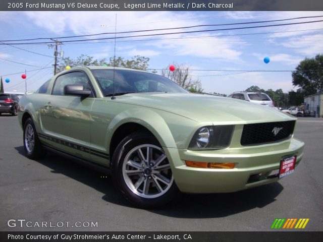 2005 Ford Mustang V6 Deluxe Coupe in Legend Lime Metallic