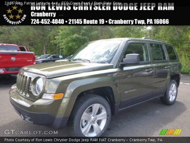 2016 Jeep Patriot Latitude 4x4 in ECO Green Pearl