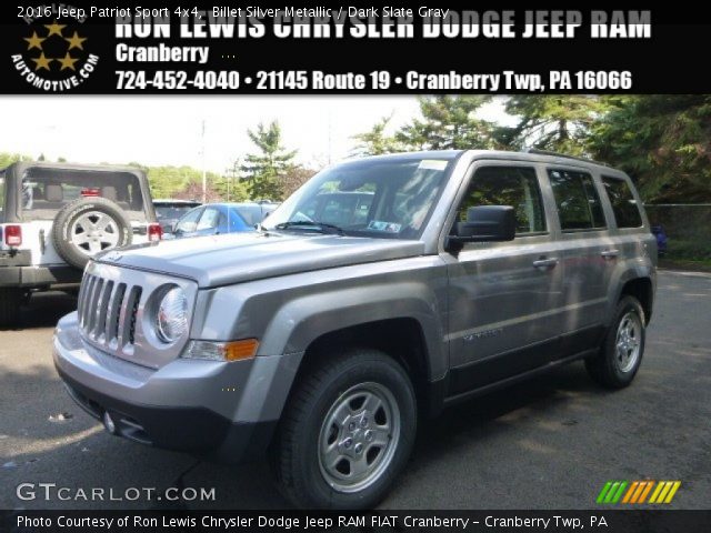 2016 Jeep Patriot Sport 4x4 in Billet Silver Metallic