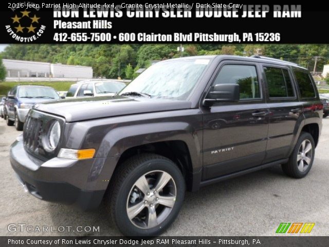 2016 Jeep Patriot High Altitude 4x4 in Granite Crystal Metallic