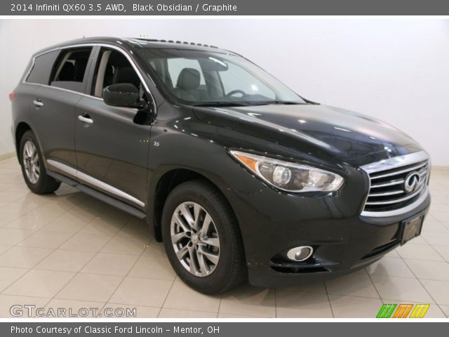 2014 Infiniti QX60 3.5 AWD in Black Obsidian