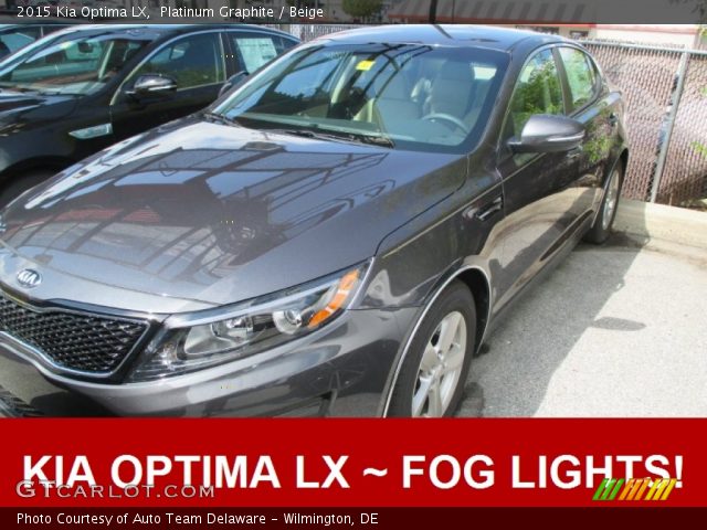 2015 Kia Optima LX in Platinum Graphite
