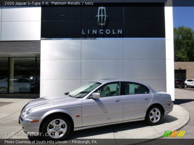 2000 Jaguar S-Type 3.0 in Platinum Metallic